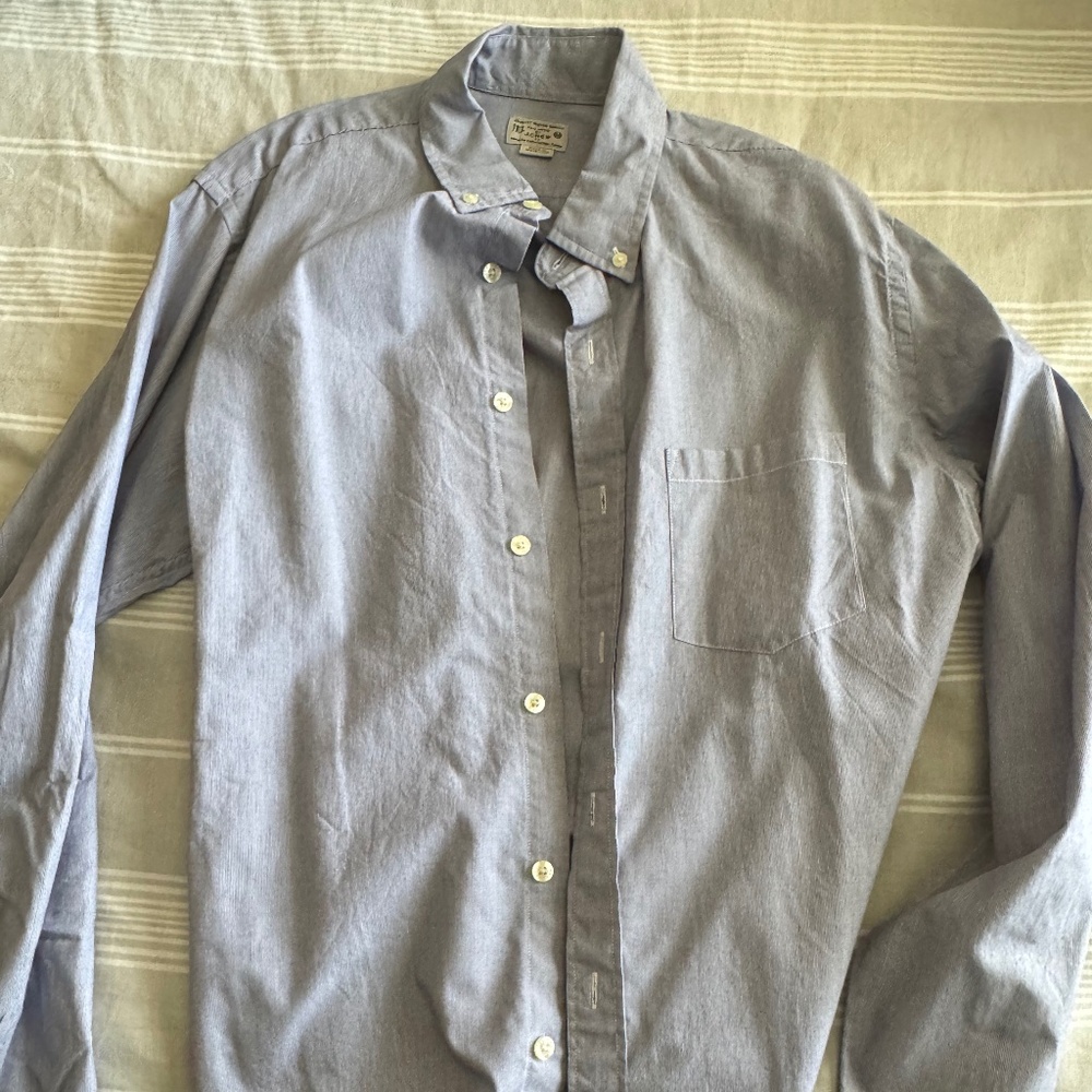 J Crew mini striped shirt